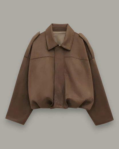 Josephine™ | Elegante Wildleder-Bomberjacke