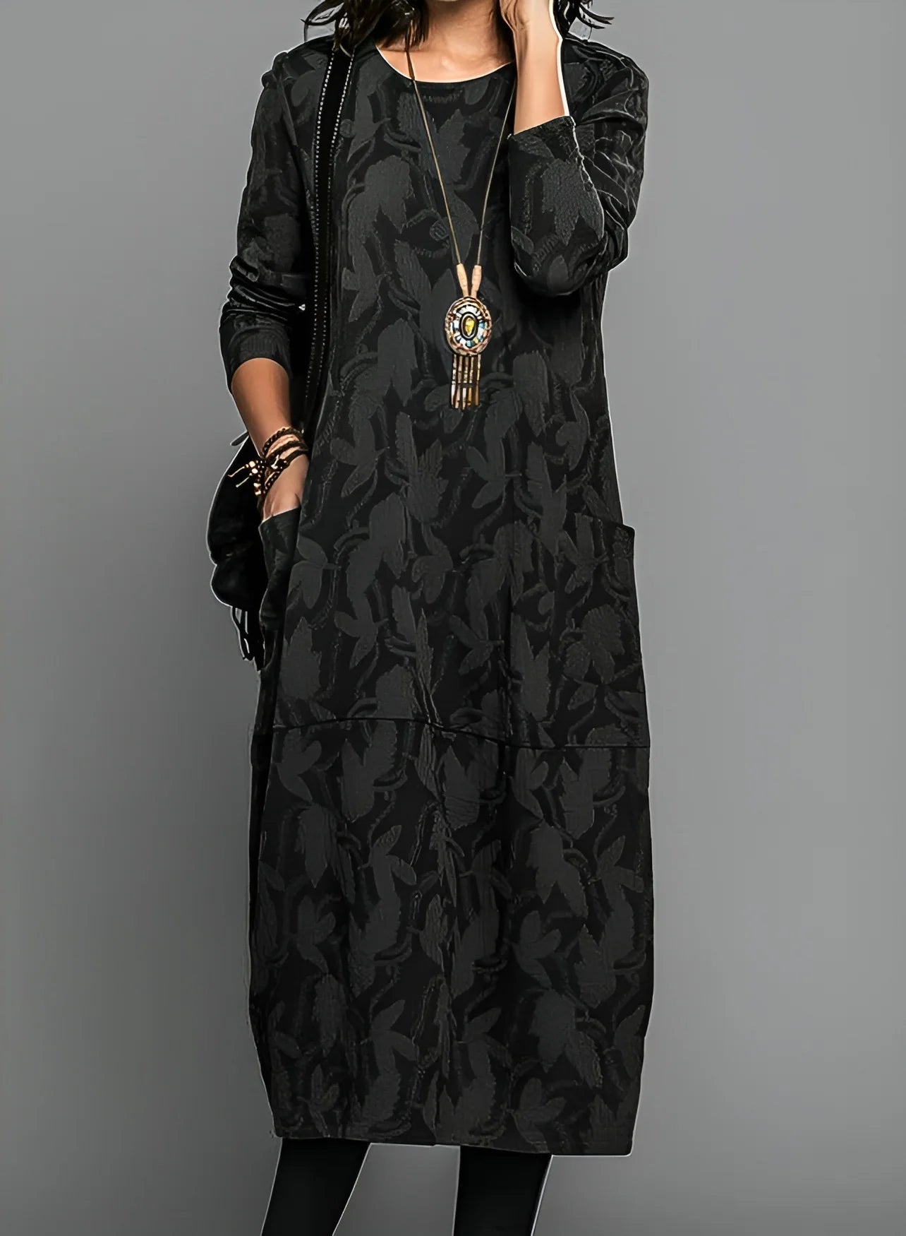 Julia™ | Warmes Winterkleid mit elegantem Schnitt