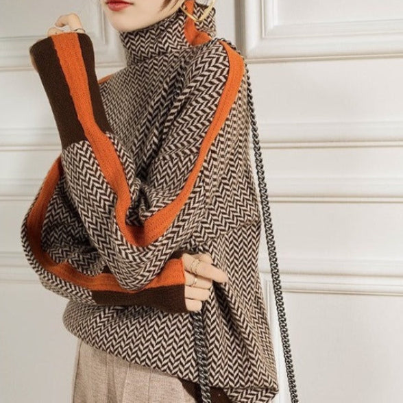 Luna™ | Rollkragen mit Couture-Streifen