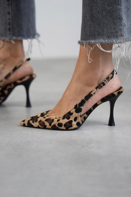 Helena™ | Stylische spitze Pumps mit Leopardenmuster