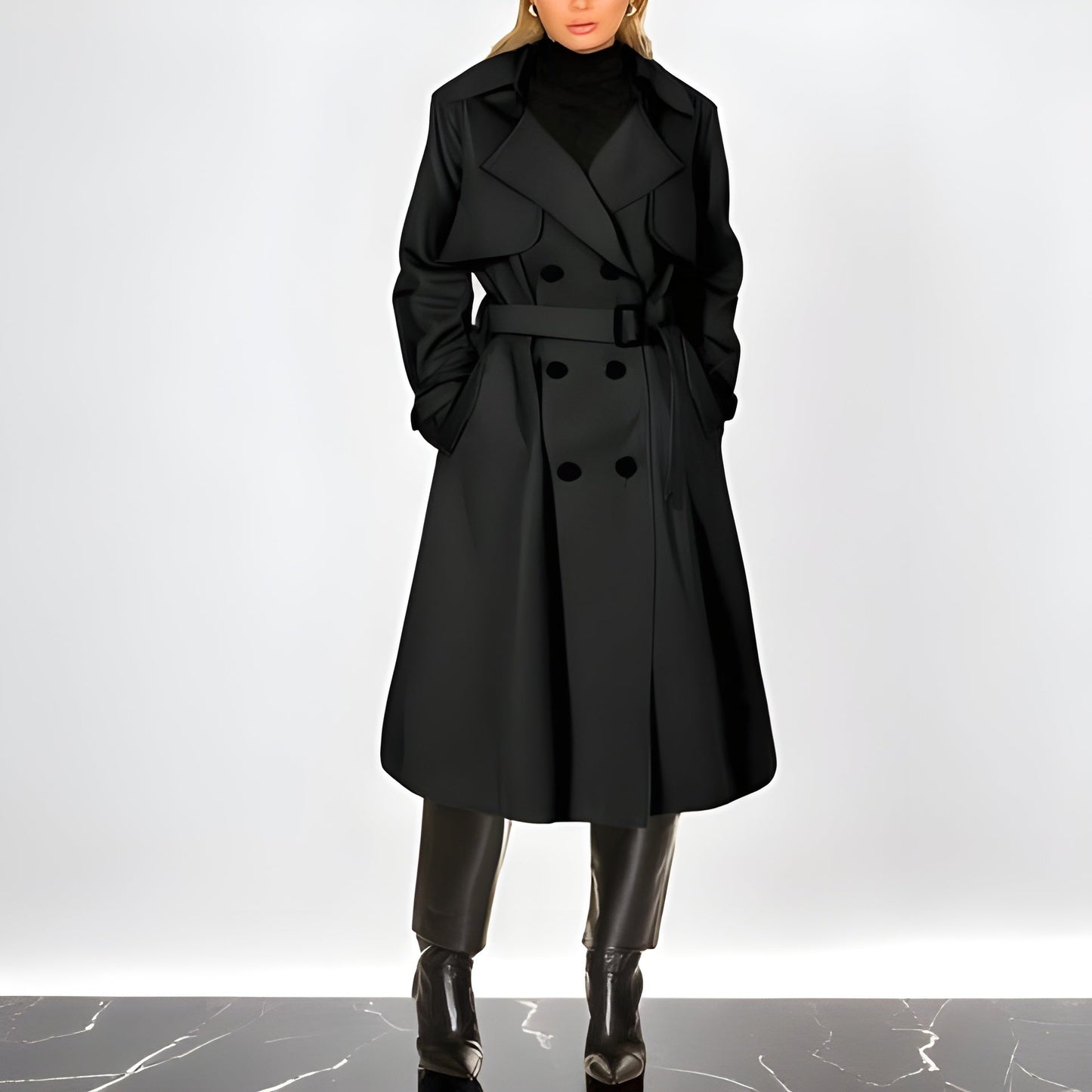 Liora™ | Eleganter Trenchcoat mit zeitlosem Stil